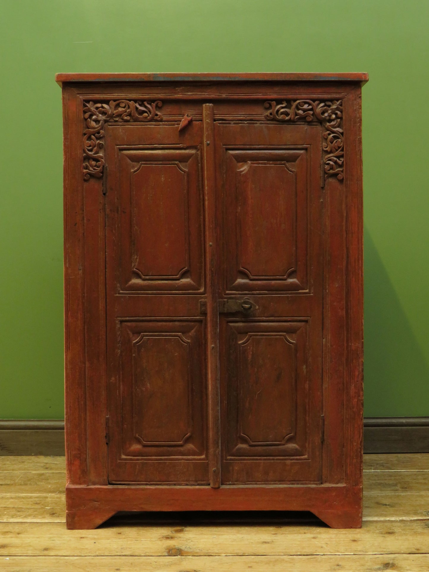 Antique Indian Larder Cupboard with carvings