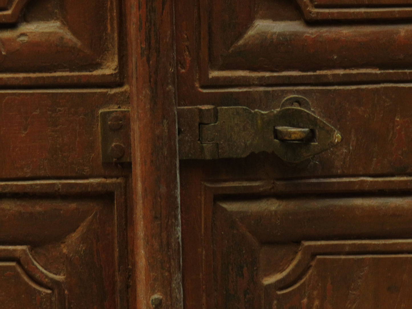 Antique Indian Larder Cupboard with carvings