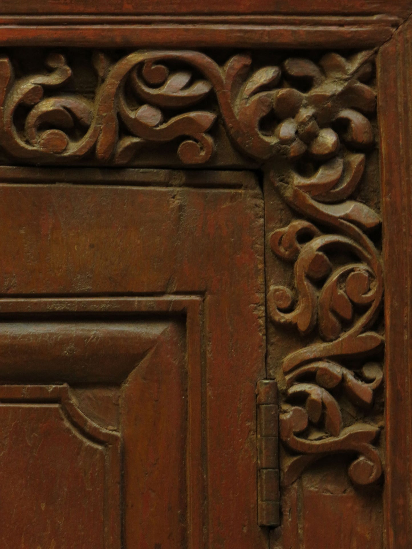 Antique Indian Larder Cupboard with carvings