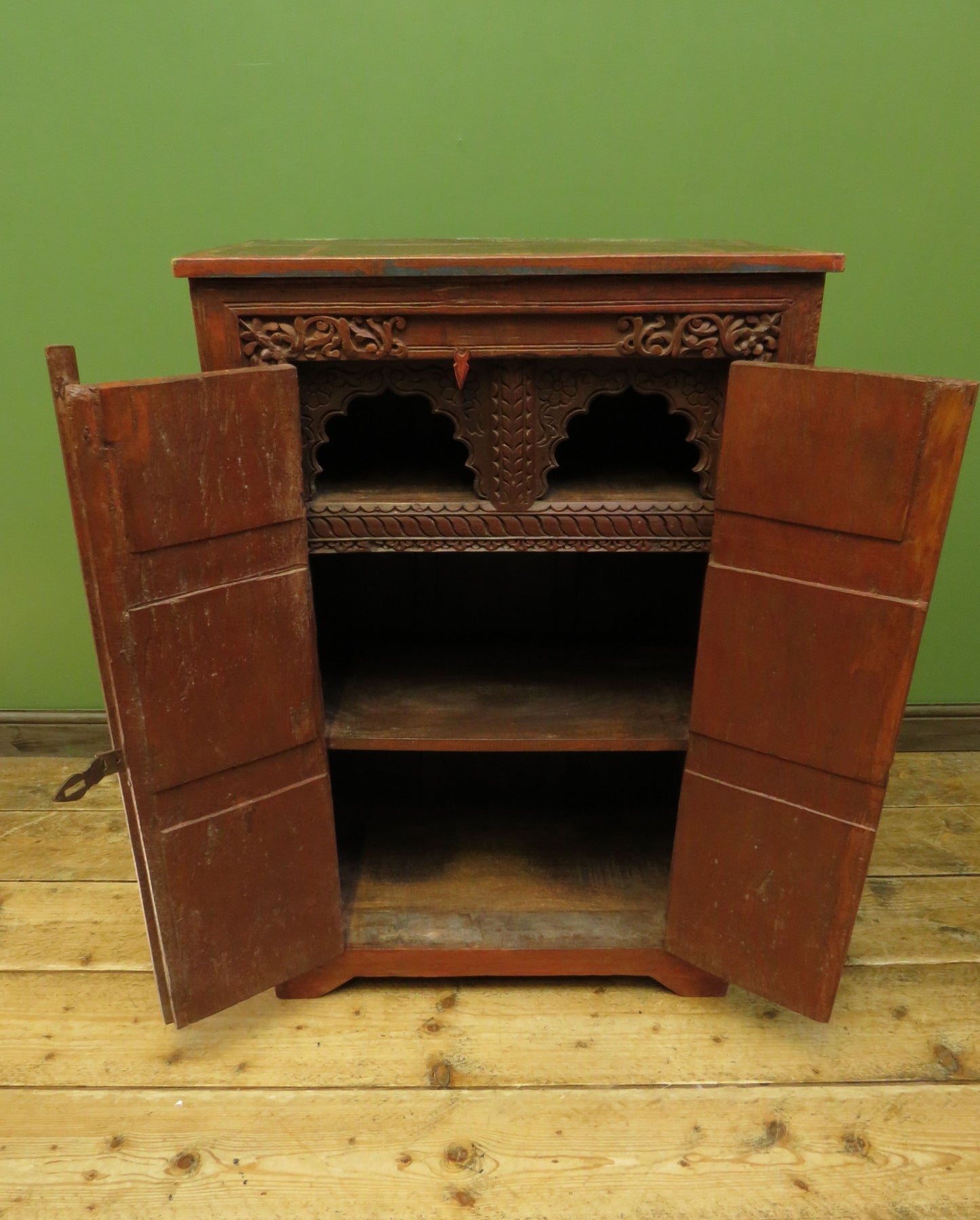Antique Indian Larder Cupboard with carvings