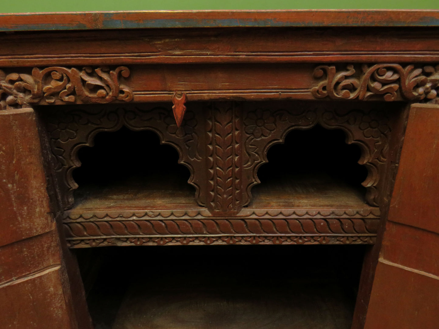 Antique Indian Larder Cupboard with carvings