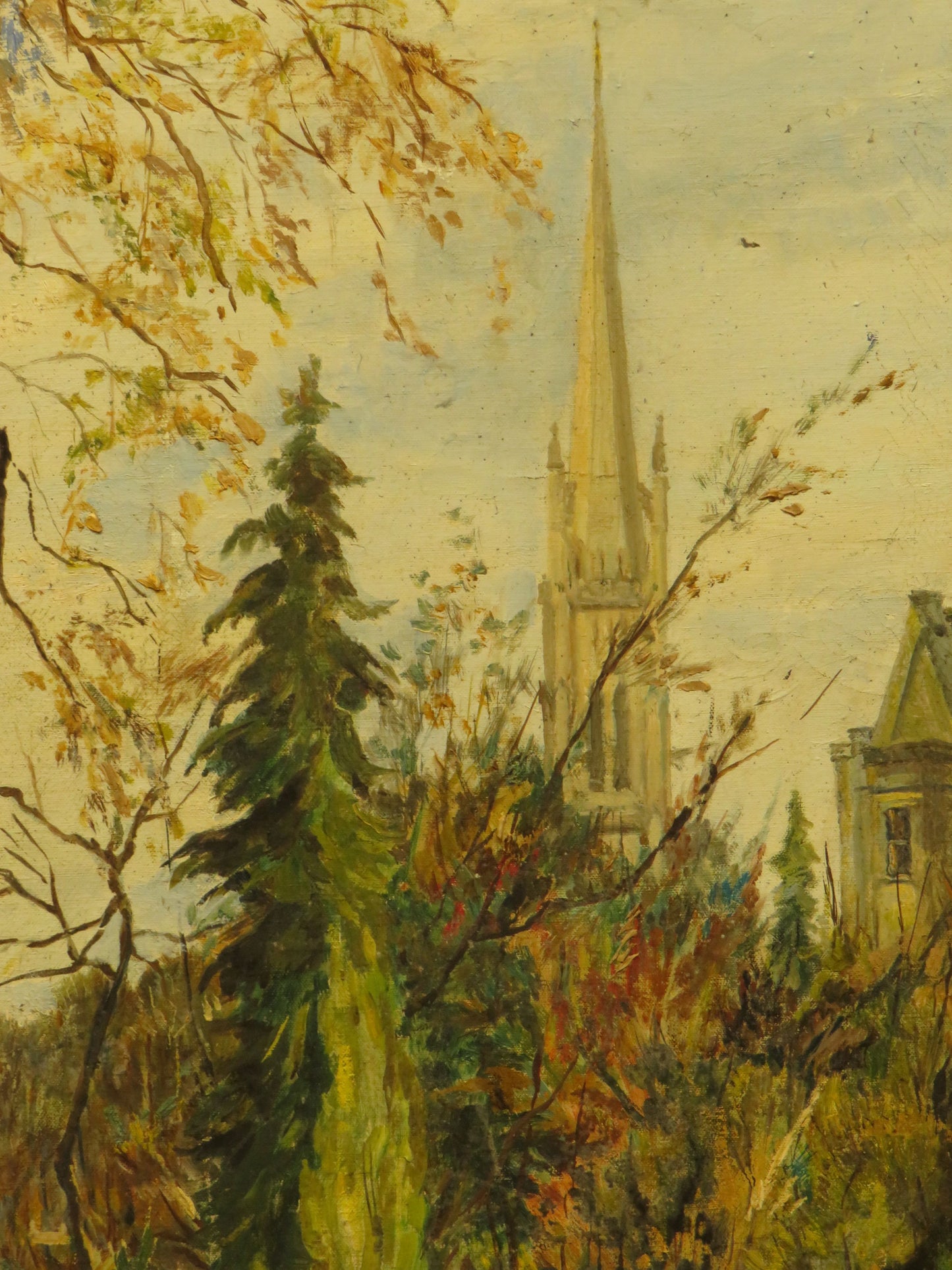 W.L.Rodgerson 20th Century Oil Painting of an Autumn scene - signed and dated