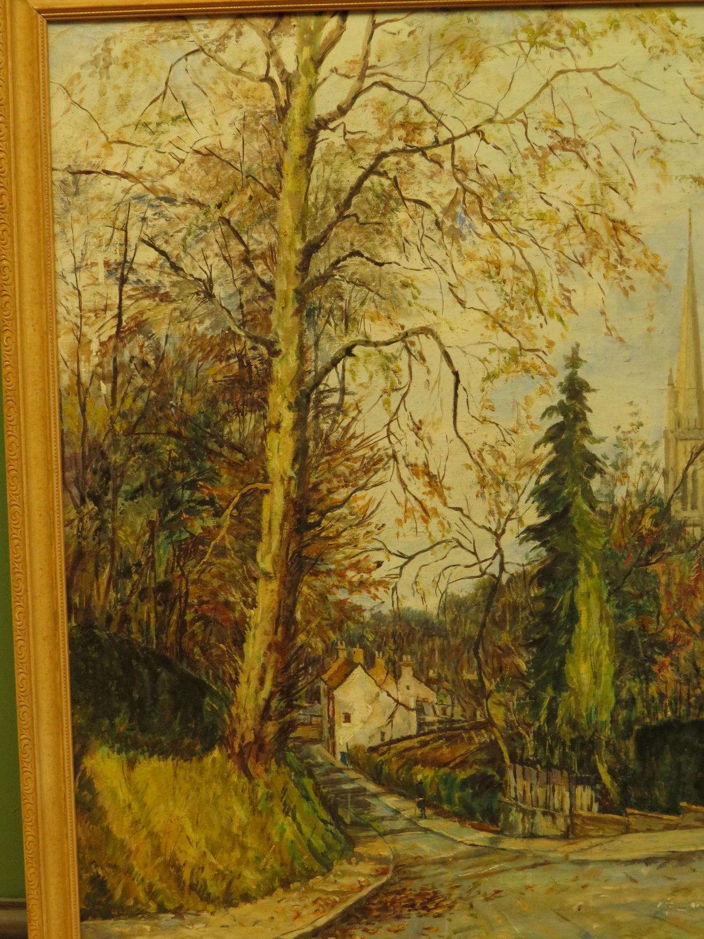W.L.Rodgerson 20th Century Oil Painting of an Autumn scene - signed and dated