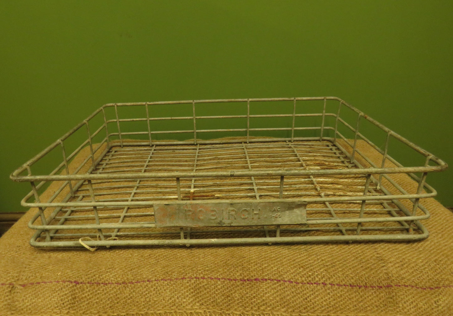 Galvanised Robirch Factory Crate
