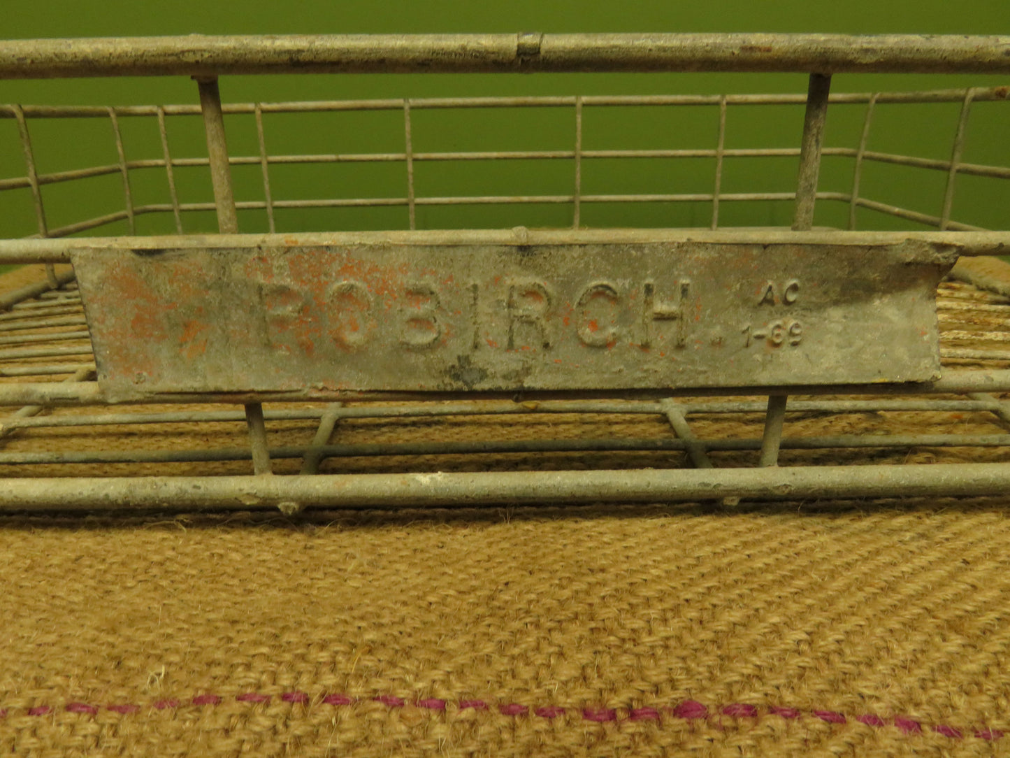 Galvanised Robirch Factory Crate
