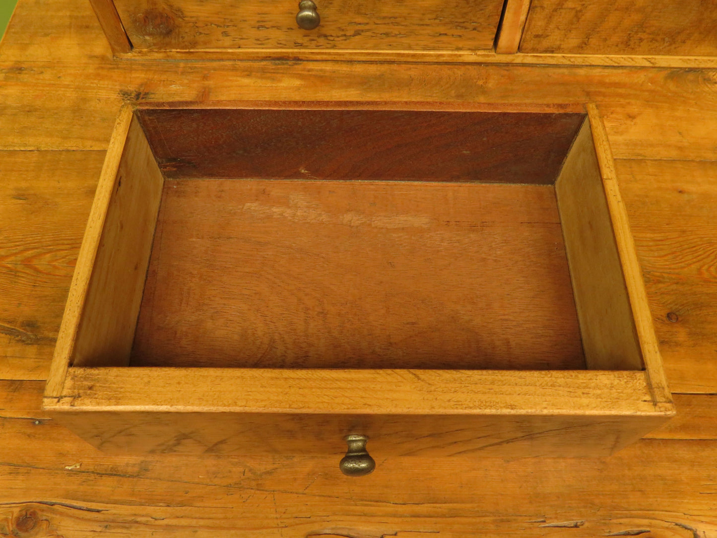 Large Handmade Upcycled Reclaimed Pine Bank of Drawers storage unit