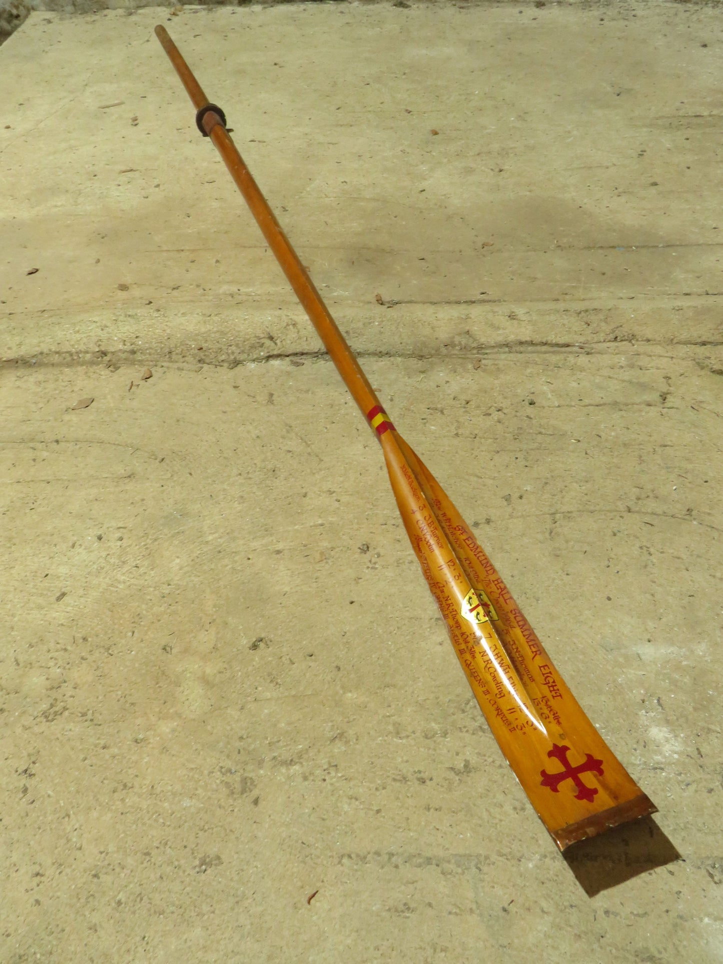Vintage Oxford Trophy Oar St Edmund Hall Summer Eight 1964 in original condition