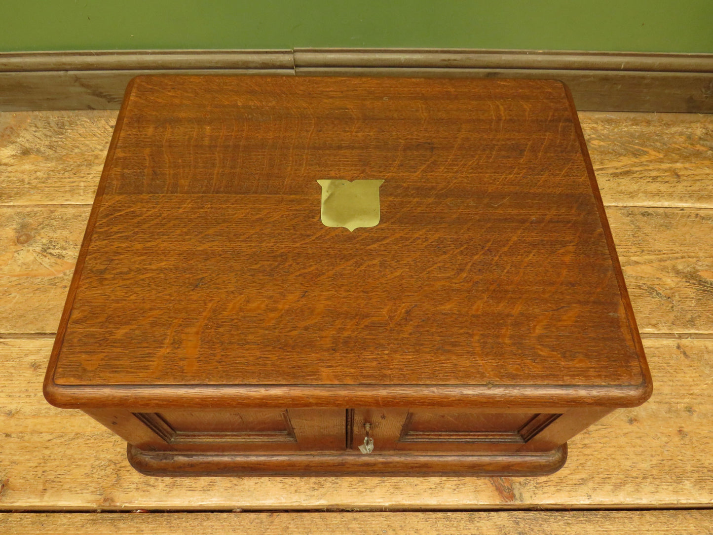 Oak Cutlery Chest Collectors or Stationery Cabinet