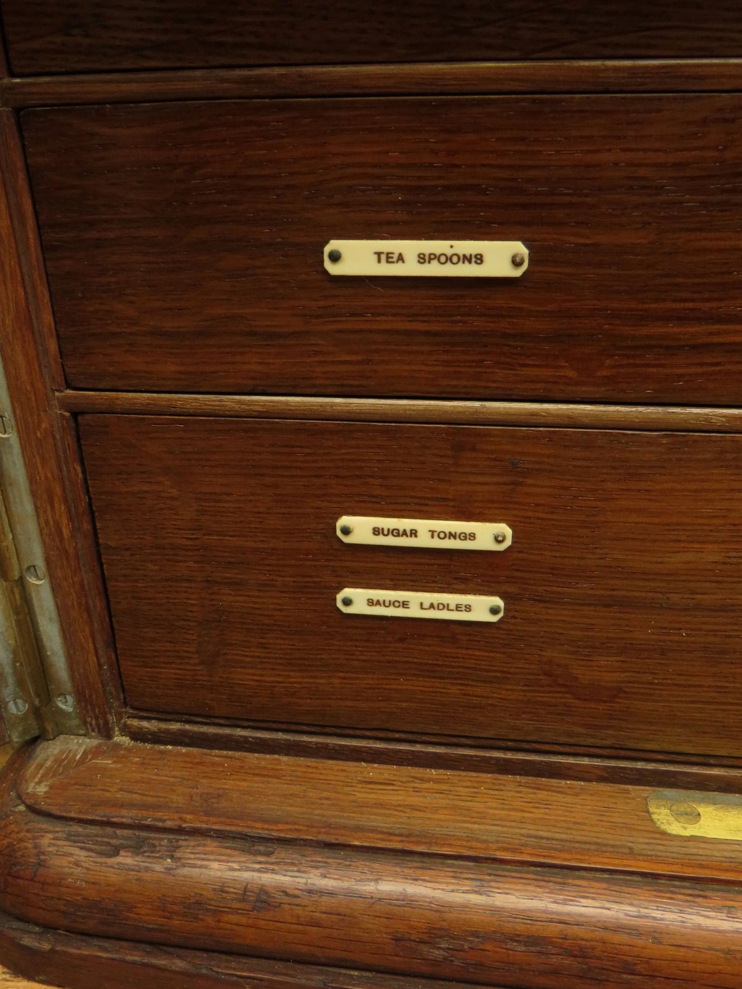 Oak Cutlery Chest Collectors or Stationery Cabinet