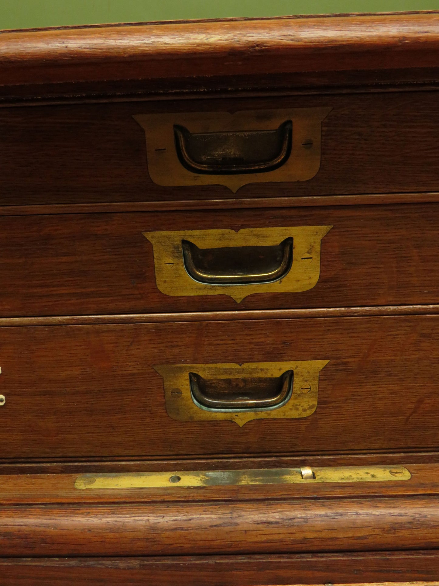 Oak Cutlery Chest Collectors or Stationery Cabinet