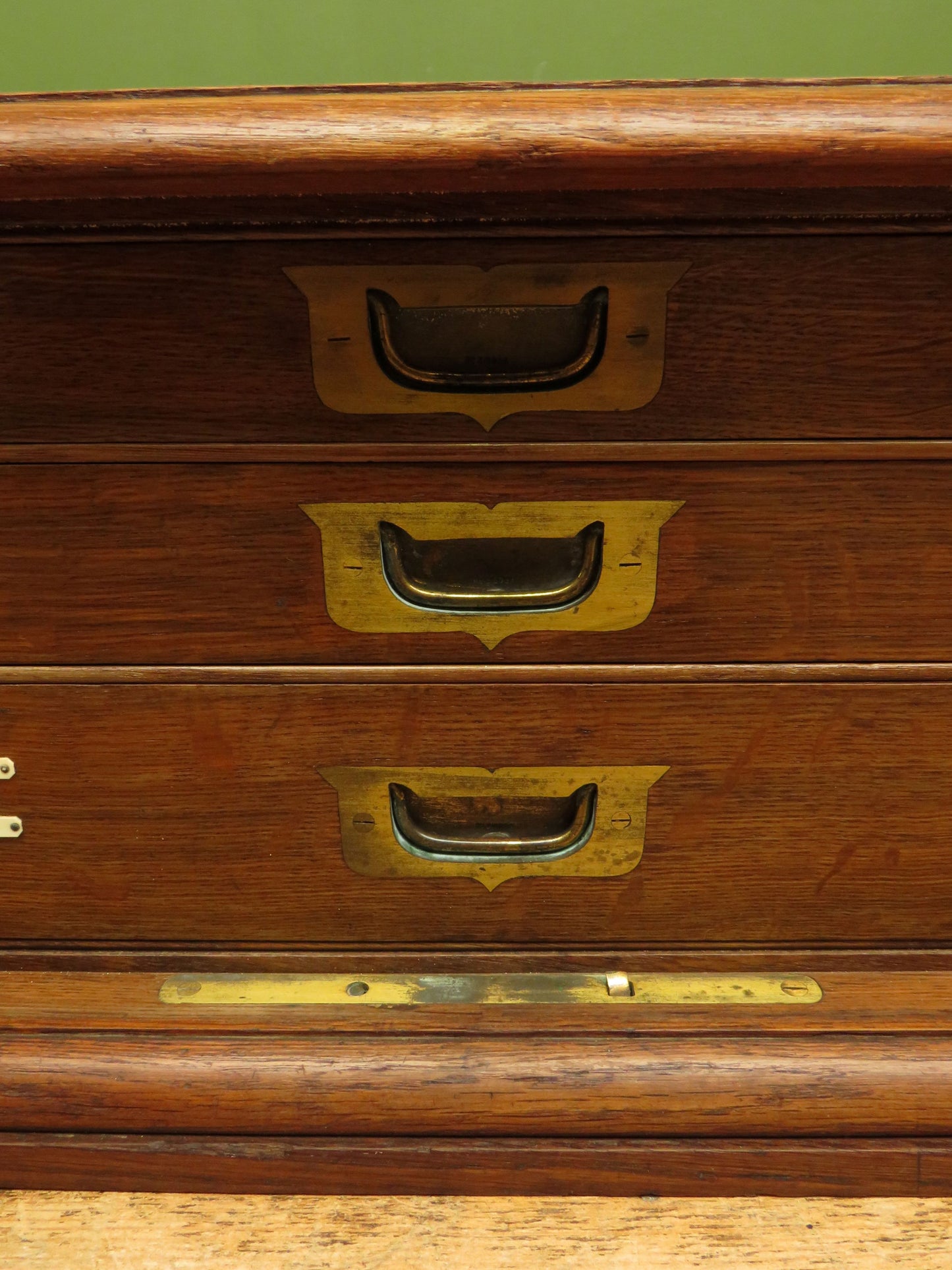 Oak Cutlery Chest Collectors or Stationery Cabinet