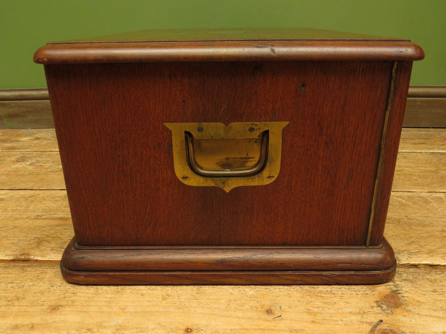 Oak Cutlery Chest Collectors or Stationery Cabinet