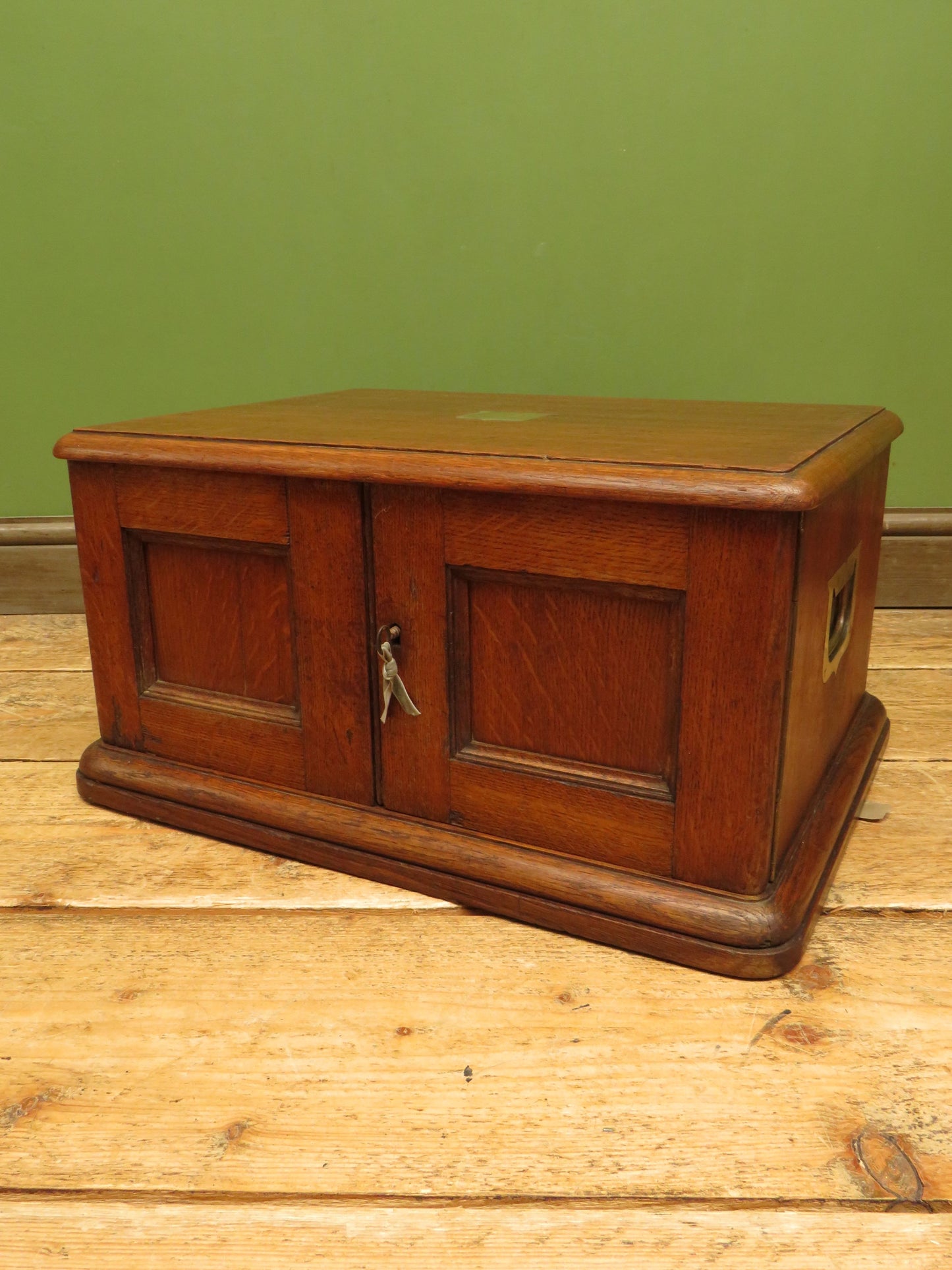 Oak Cutlery Chest Collectors or Stationery Cabinet