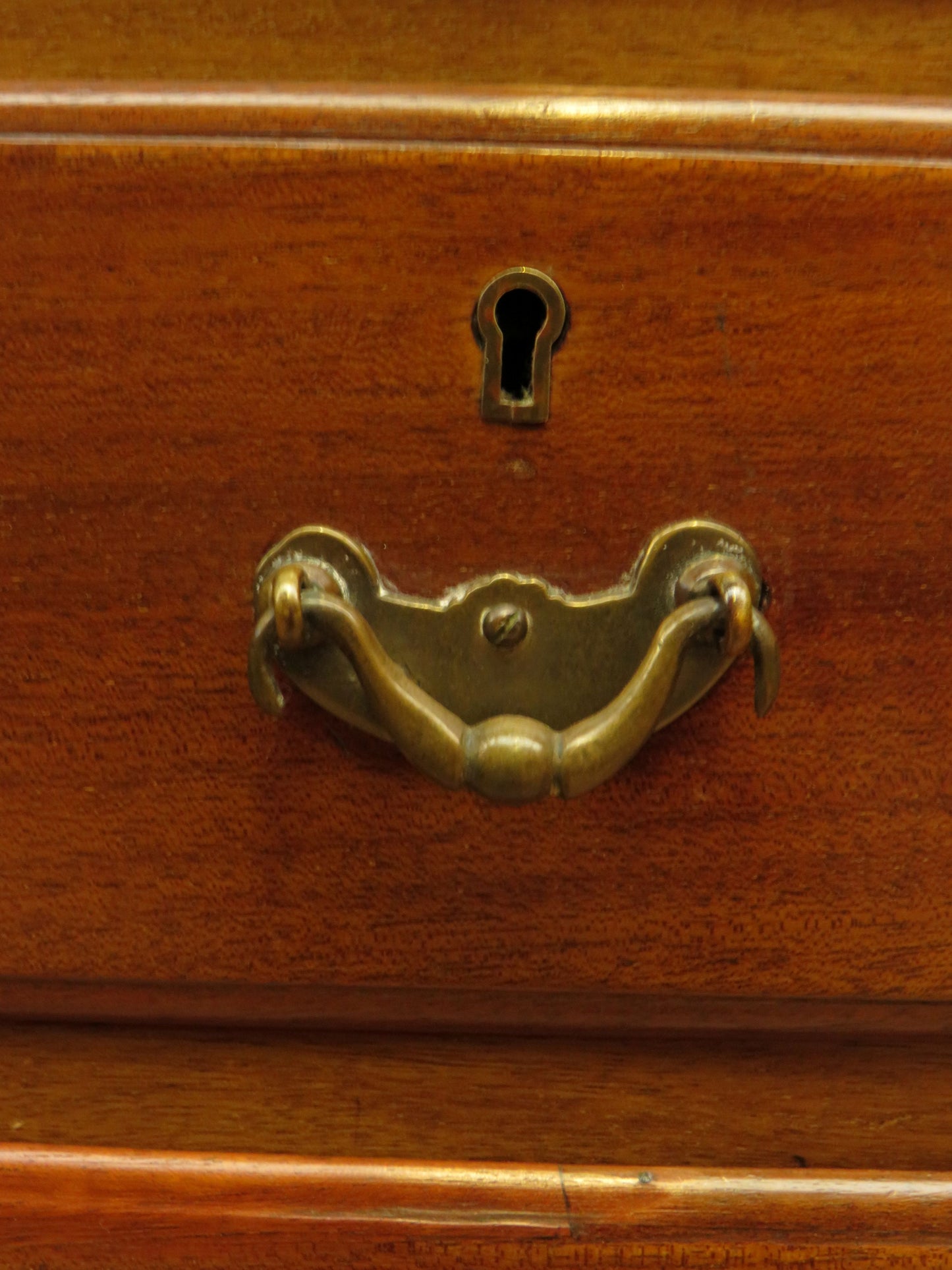 Antique Desk with Leather top and chair