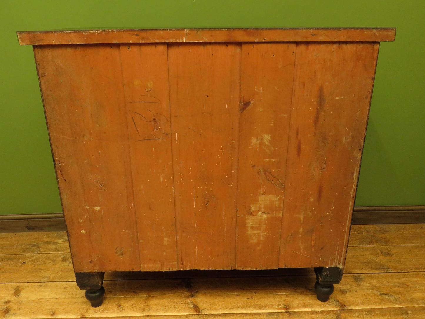 Antique Black Bow Chest of Drawers
