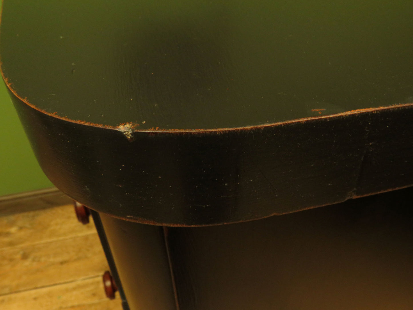 Antique Black Bow Chest of Drawers