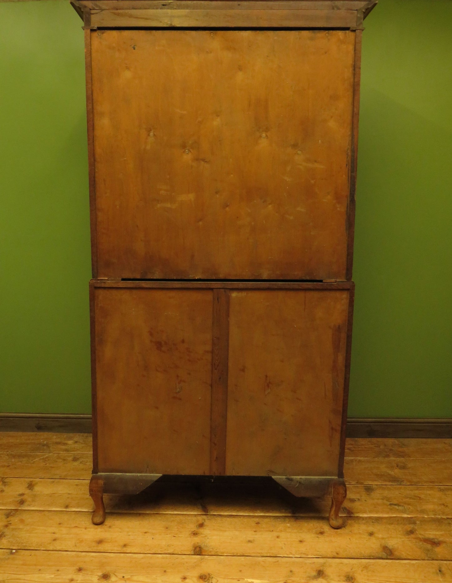 Restored Antique Oak Bureau Bookcase