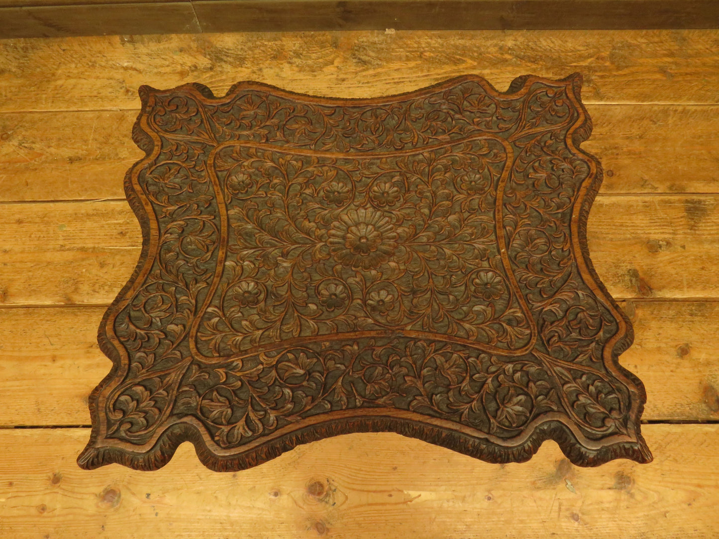 Antique Anglo Indian Carved Table