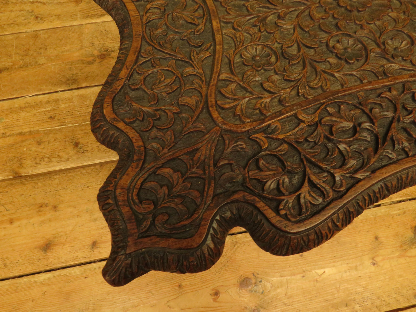 Antique Anglo Indian Carved Table