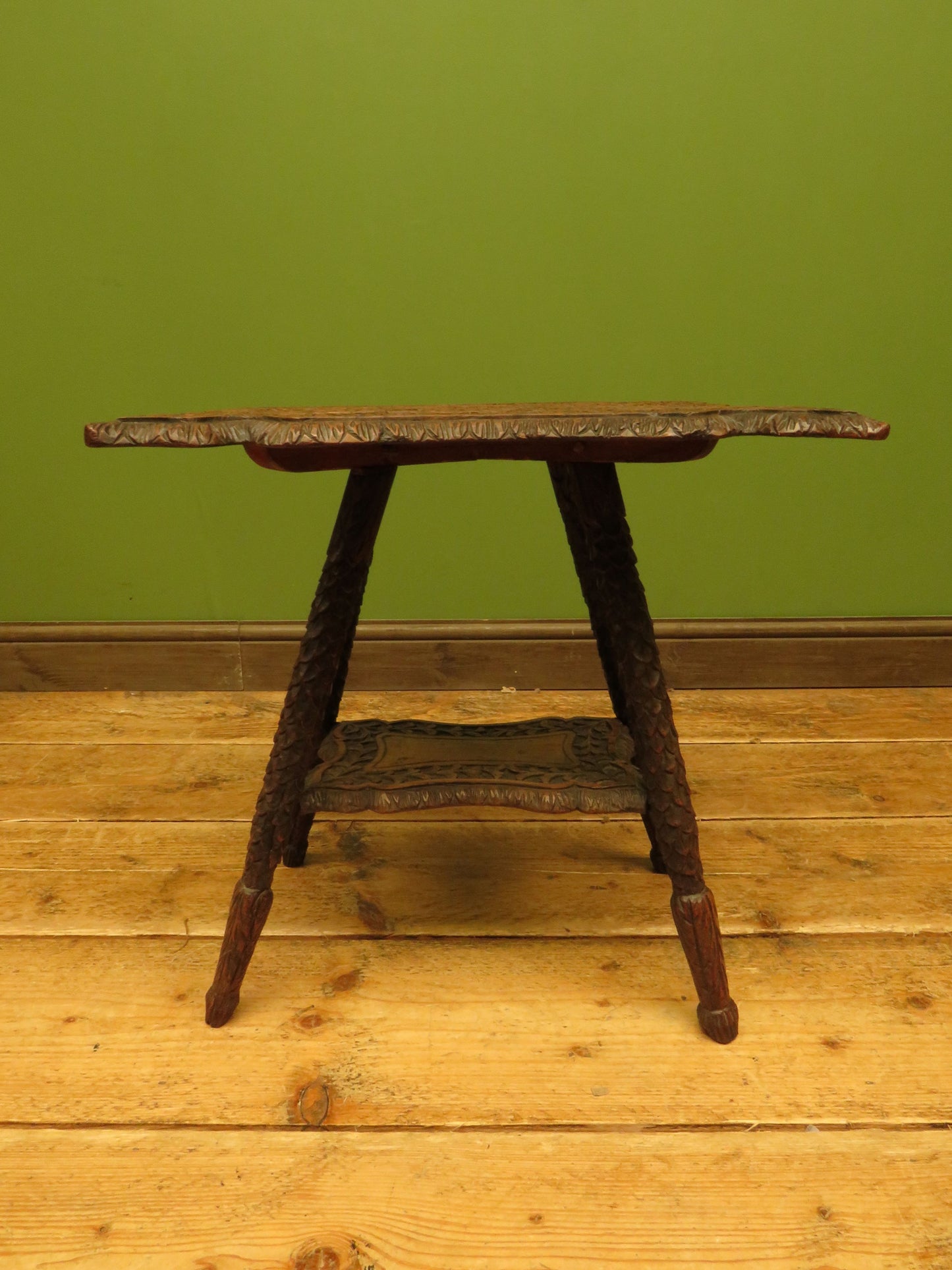 Antique Anglo Indian Carved Table