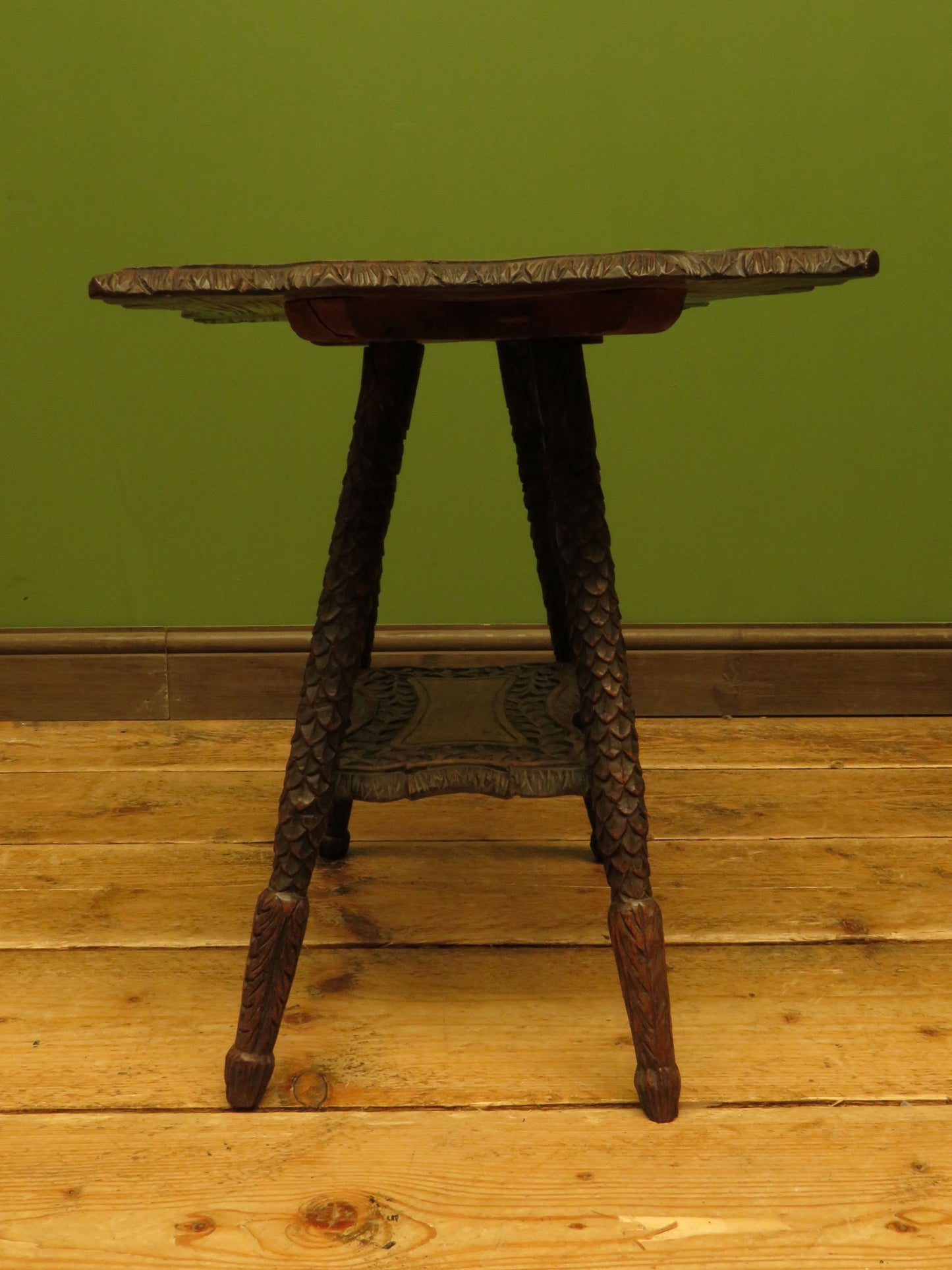 Antique Anglo Indian Carved Table