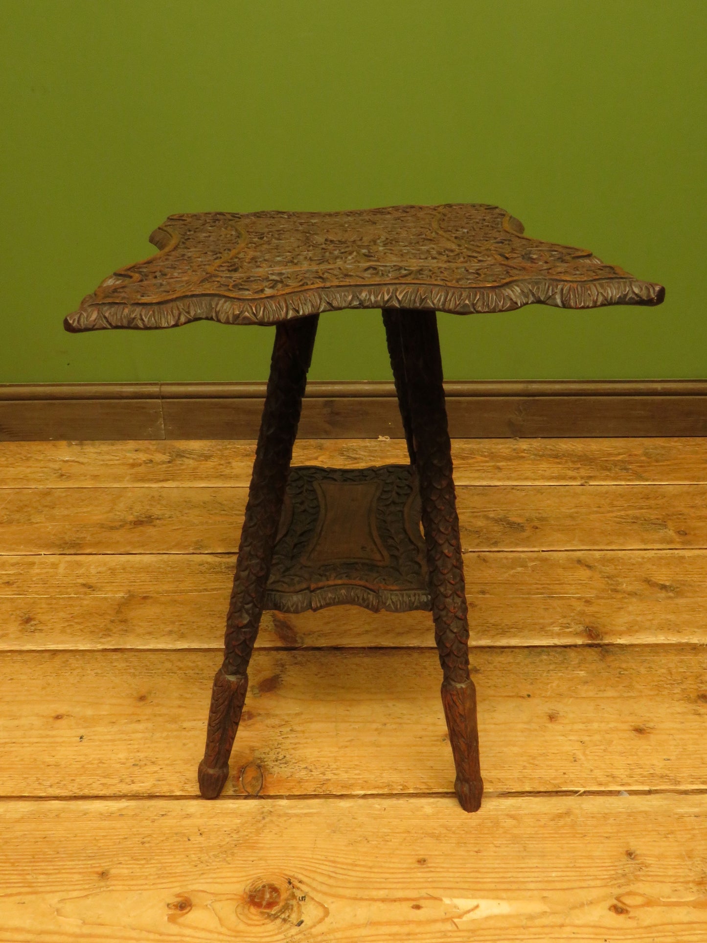 Antique Anglo Indian Carved Table