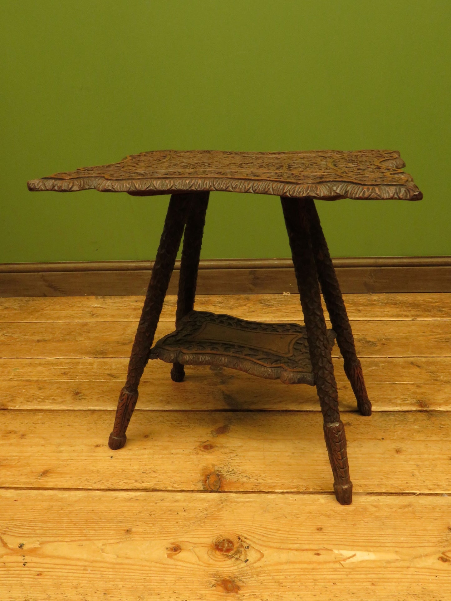 Antique Anglo Indian Carved Table