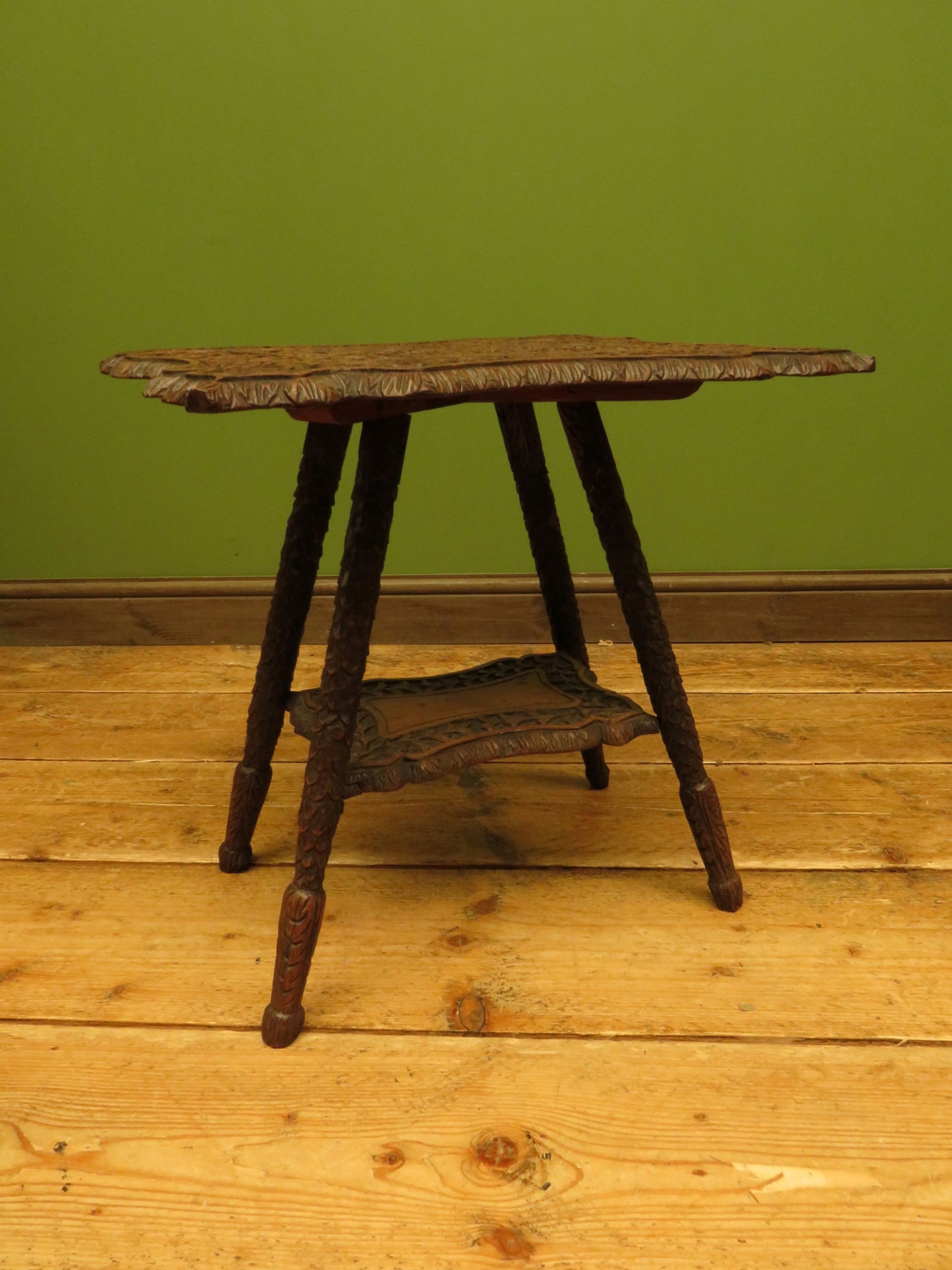 Antique Anglo Indian Carved Table
