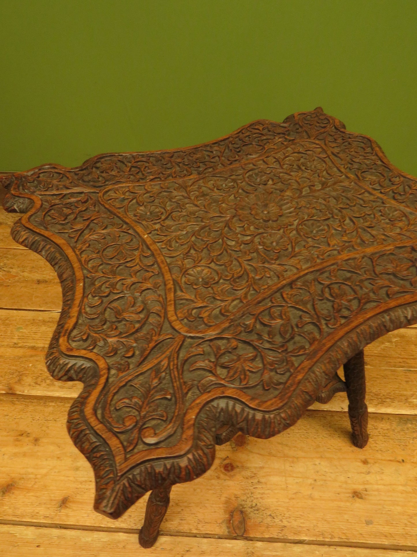 Antique Anglo Indian Carved Table