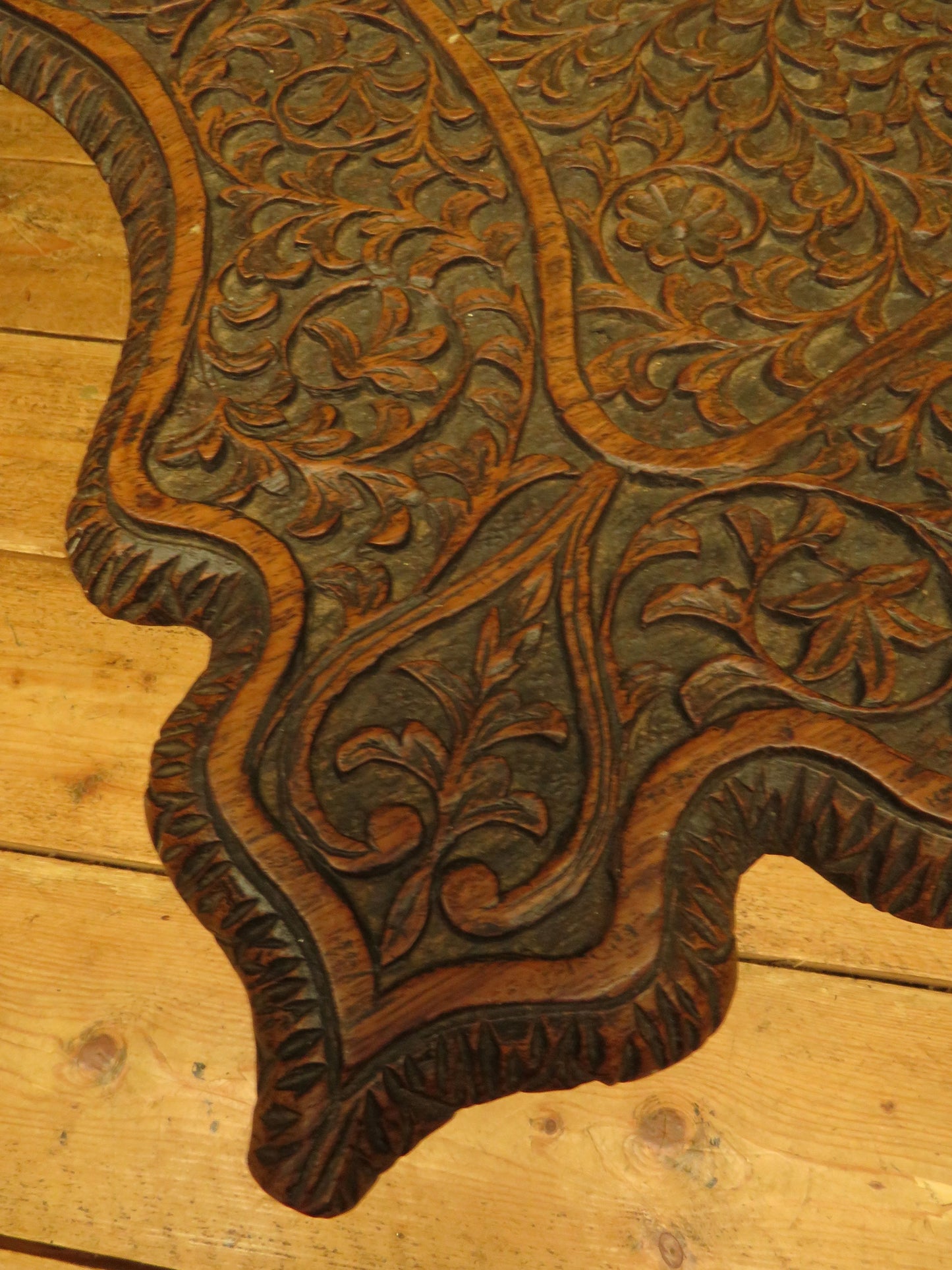 Antique Anglo Indian Carved Table