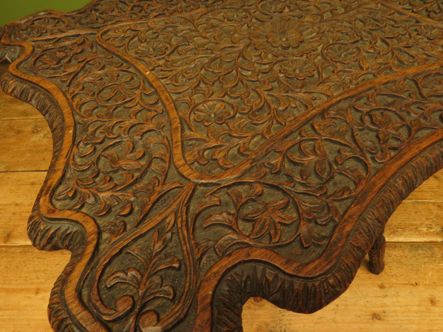 Antique Anglo Indian Carved Table