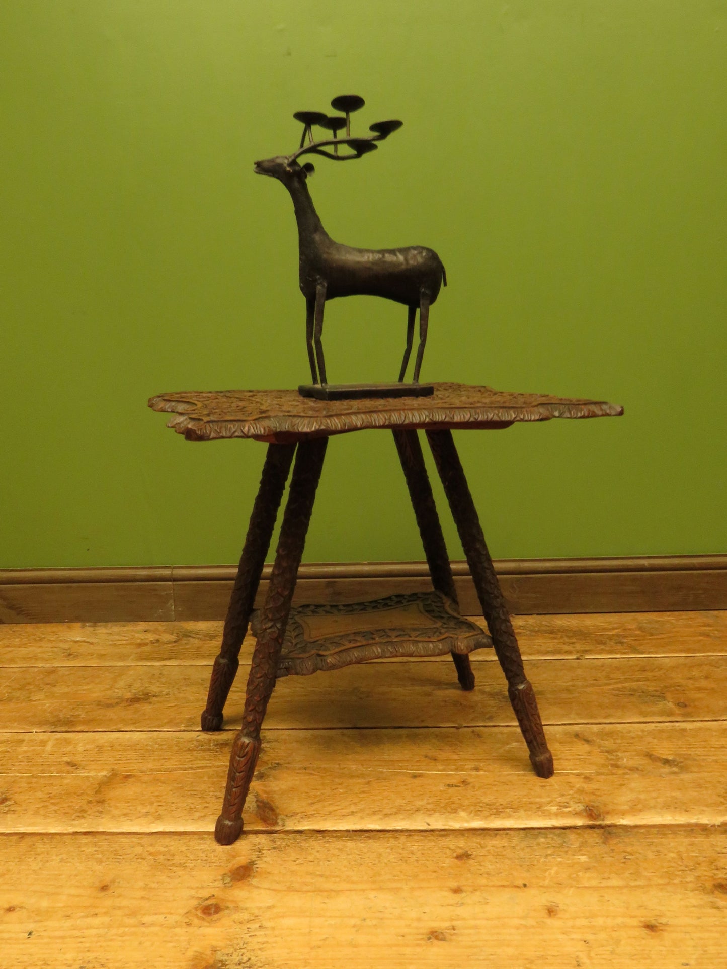 Antique Anglo Indian Carved Table