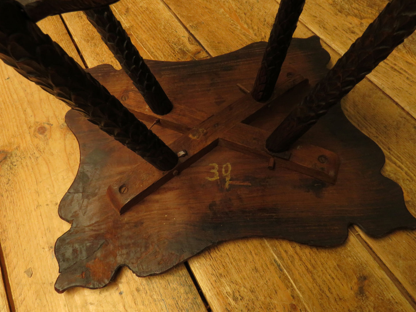 Antique Anglo Indian Carved Table