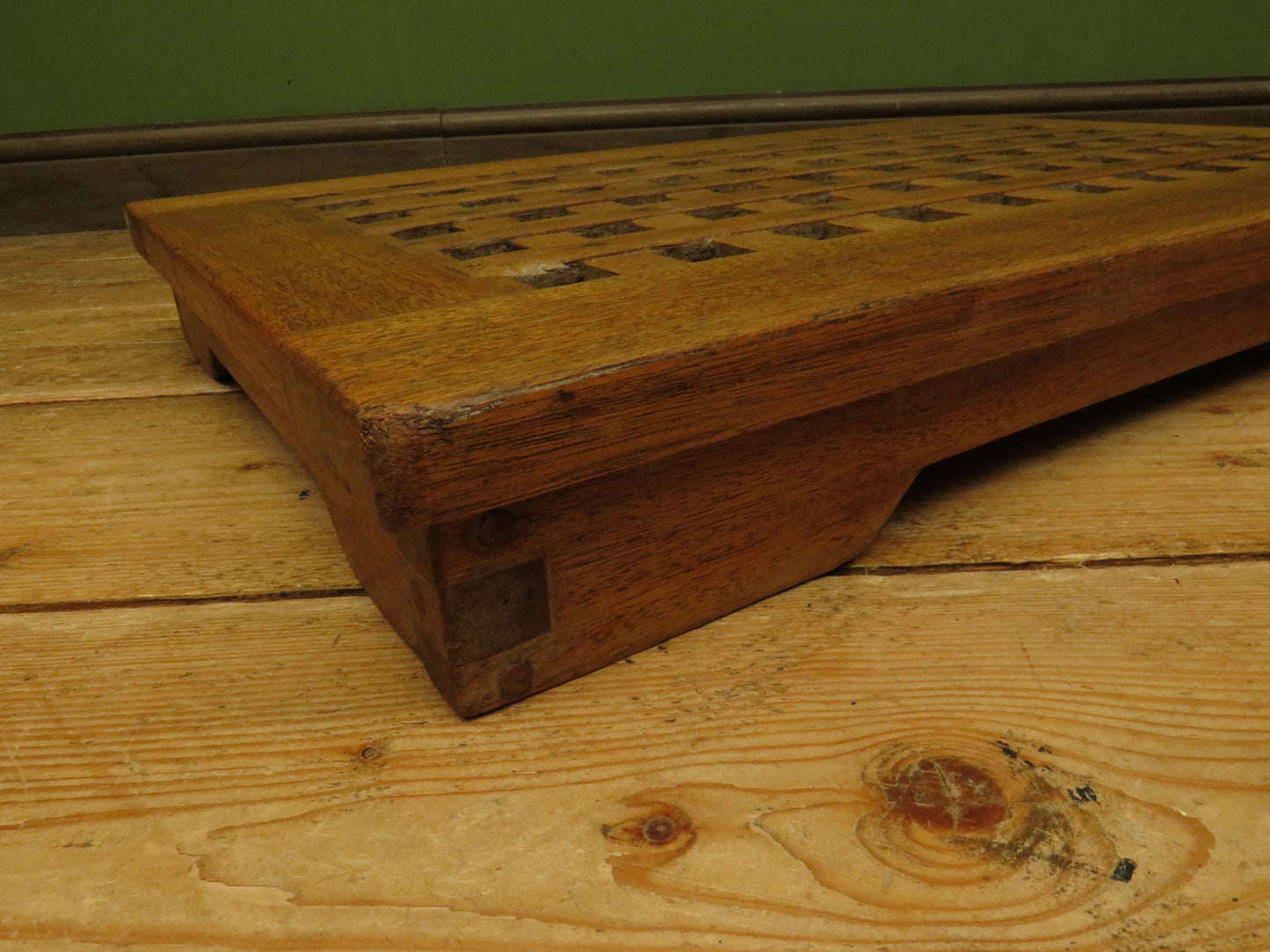 Salvaged Nautical Vintage Ships Grate Cover for wet room bathroom use