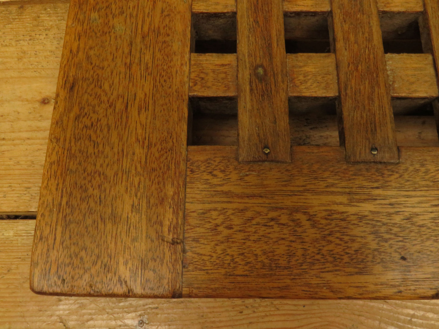 Salvaged Nautical Vintage Ships Grate Cover for wet room bathroom use