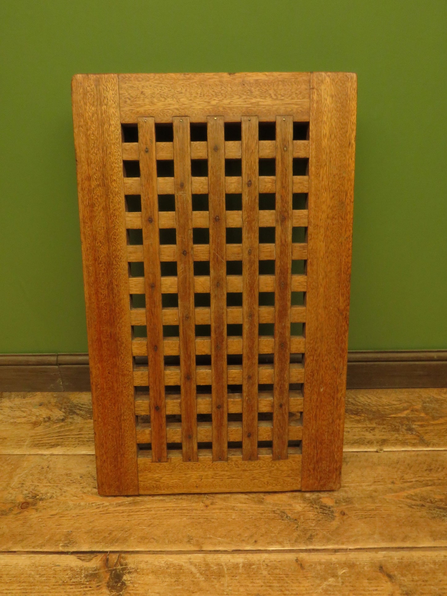 Salvaged Nautical Vintage Ships Grate Cover for wet room bathroom use