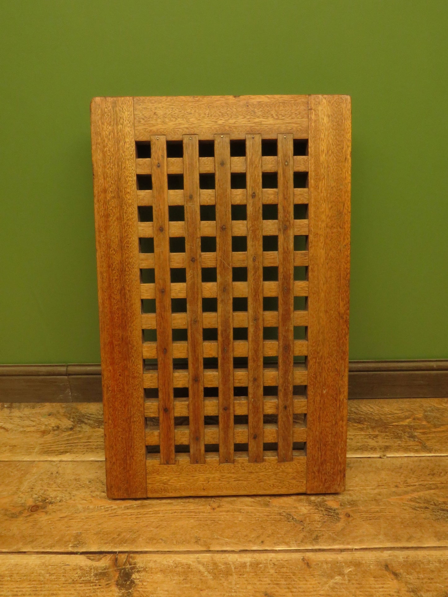 Salvaged Nautical Vintage Ships Grate Cover for wet room bathroom use