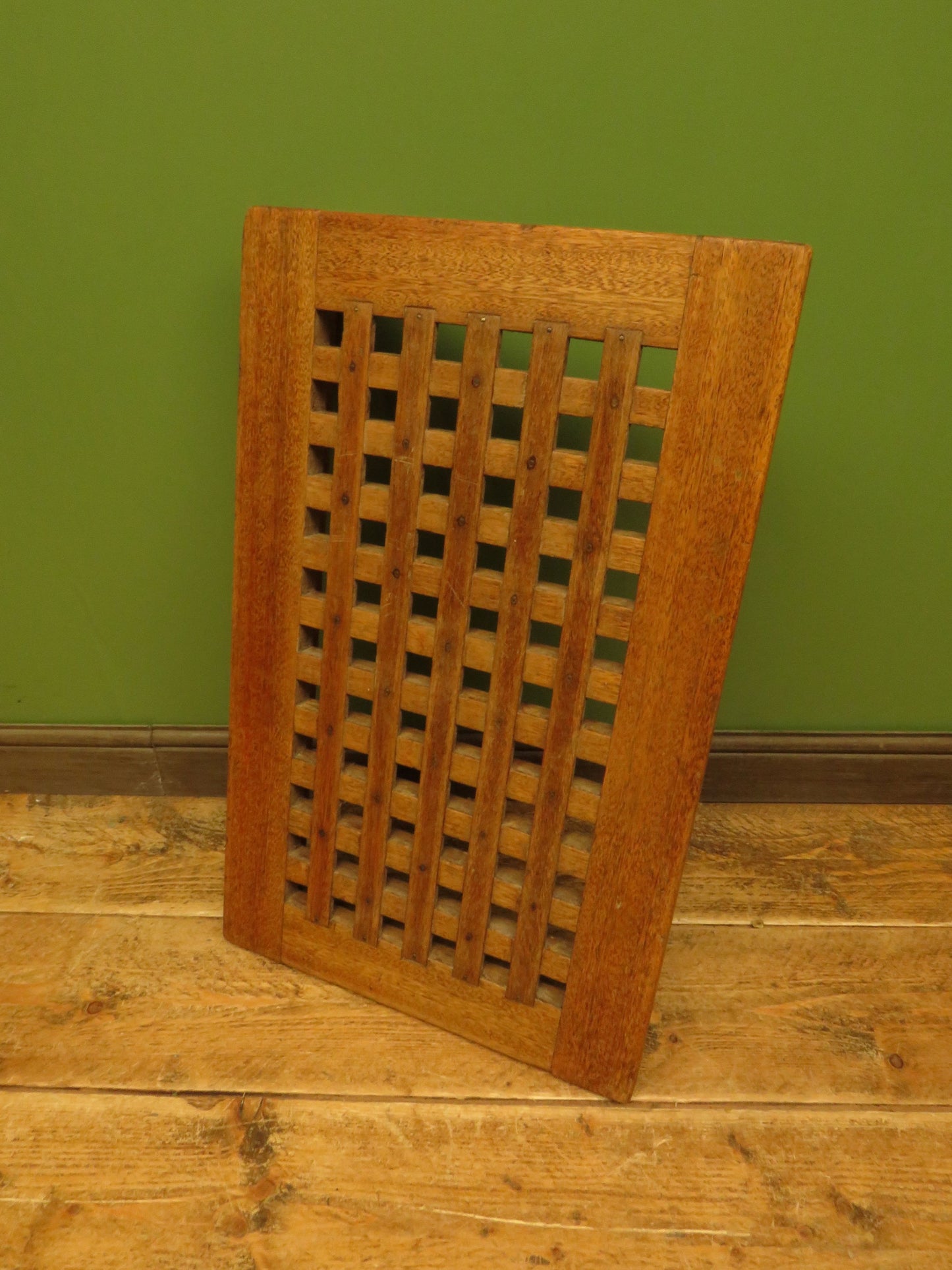 Salvaged Nautical Vintage Ships Grate Cover for wet room bathroom use
