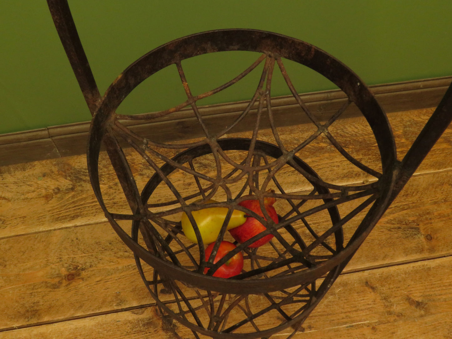 Antique Wrought Iron Three Tier Vegetable Stand