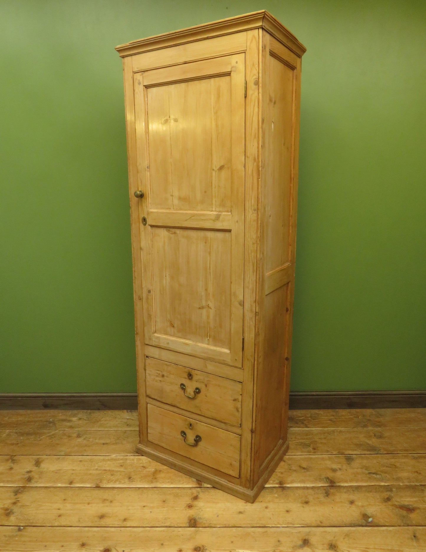 Narrow Pine Linen Cupboard or Larder