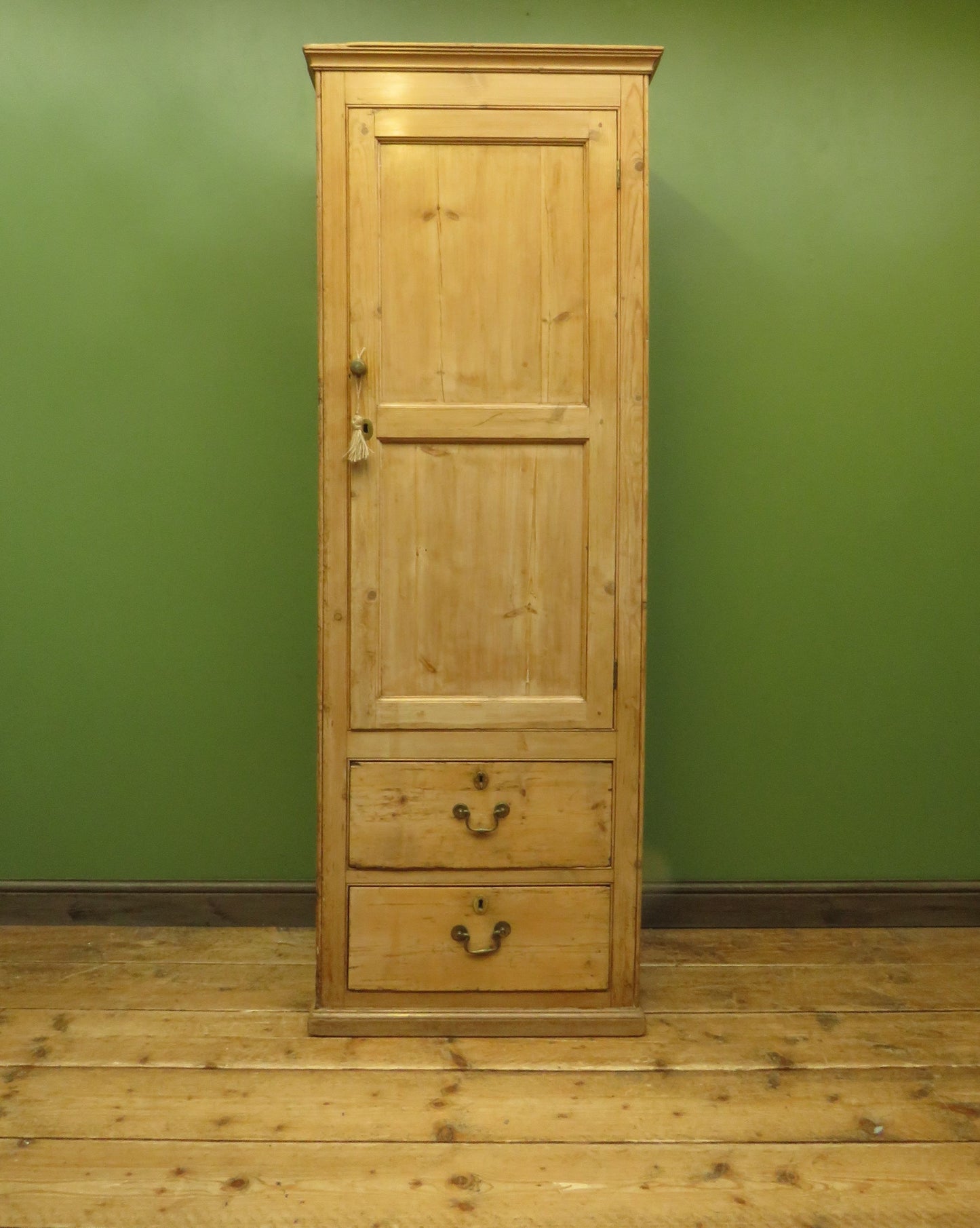 Narrow Pine Linen Cupboard or Larder