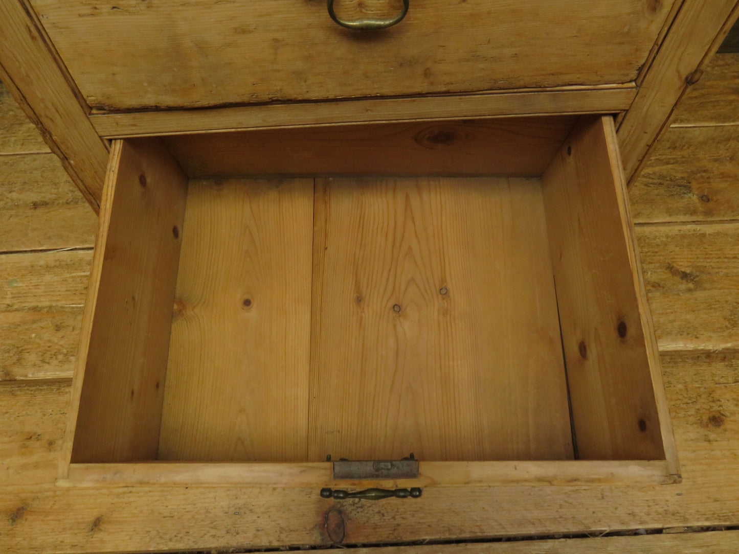 Narrow Pine Linen Cupboard or Larder