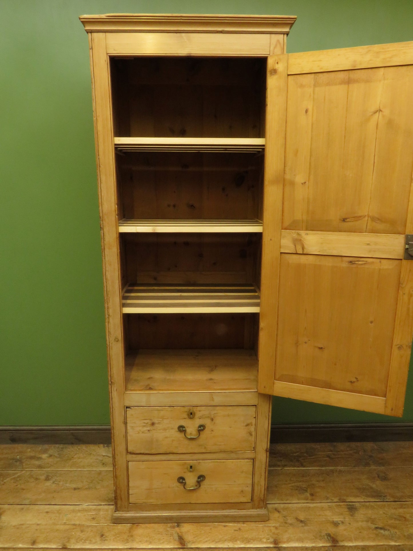 Narrow Pine Linen Cupboard or Larder