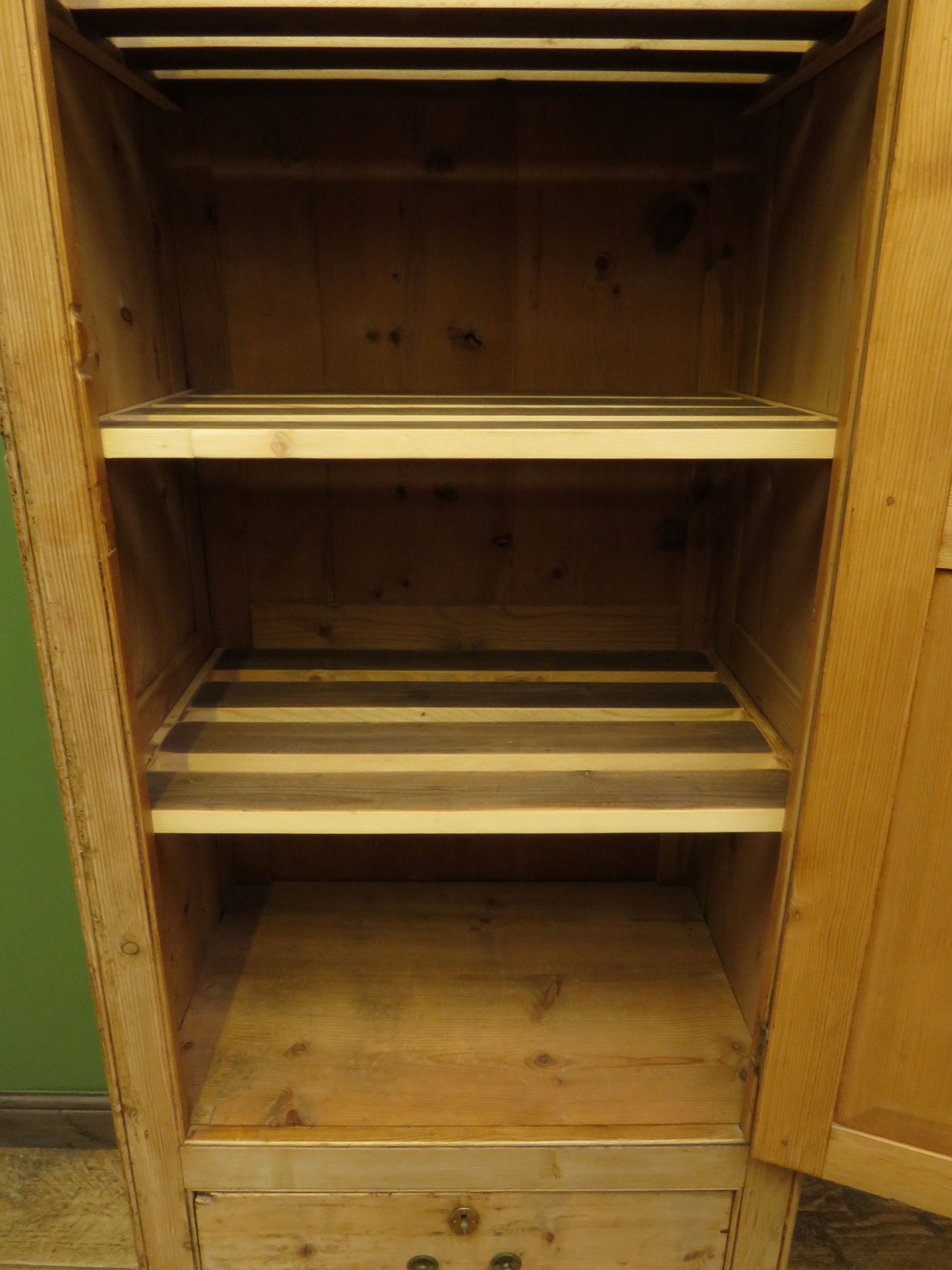 Narrow Pine Linen Cupboard or Larder