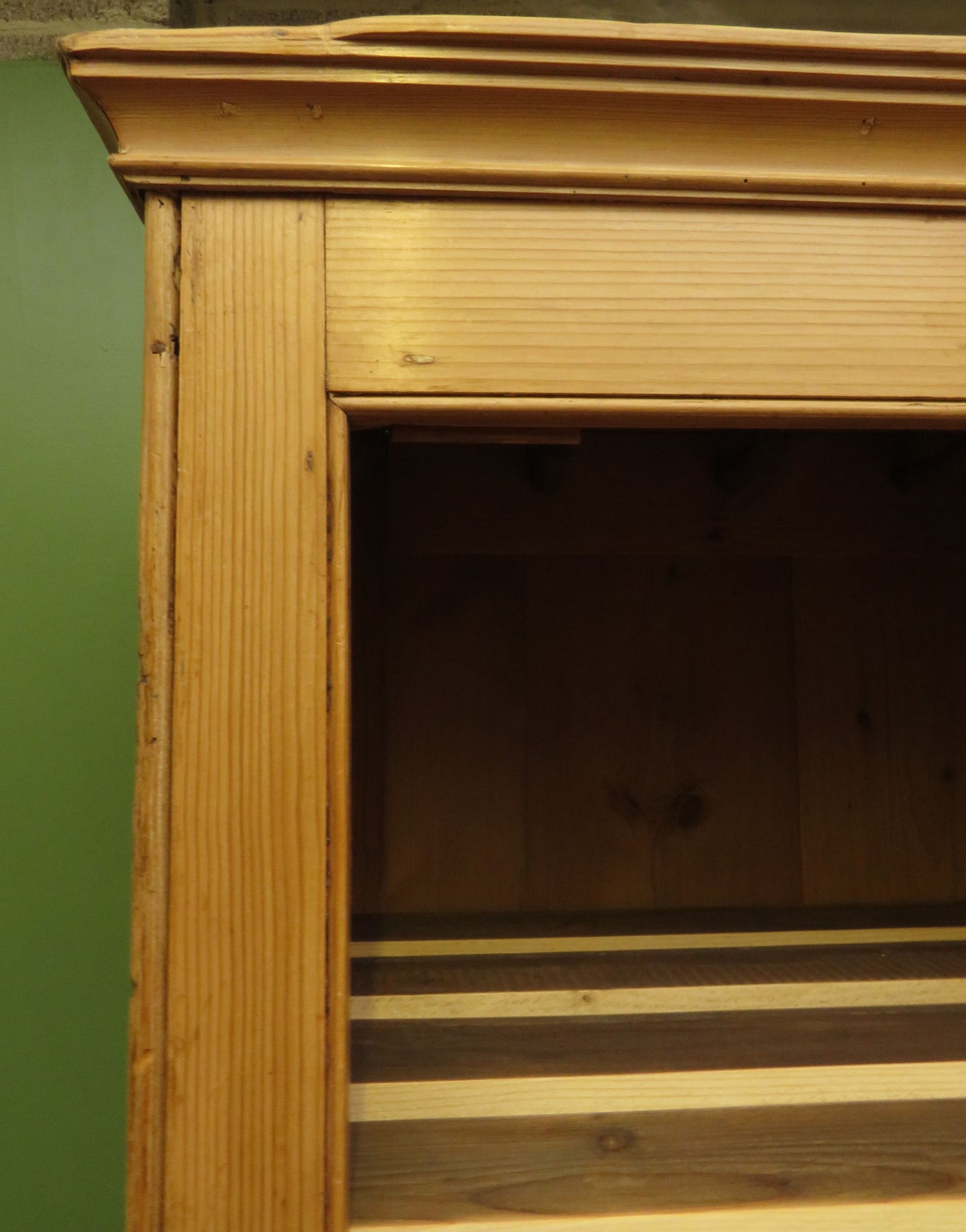 Narrow Pine Linen Cupboard or Larder