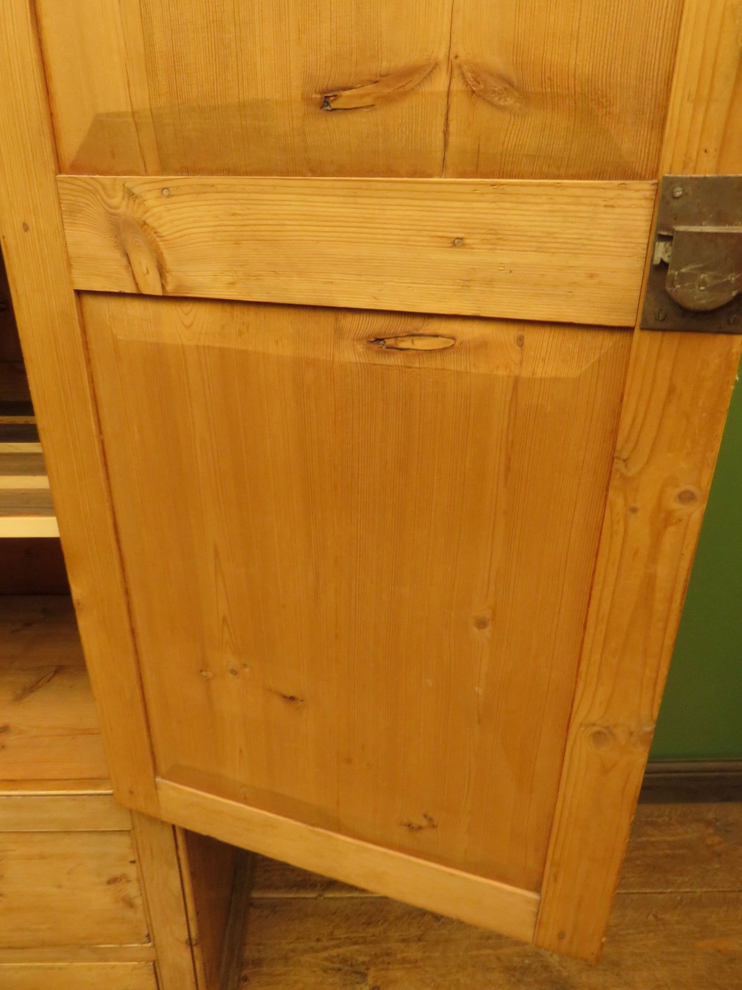 Narrow Pine Linen Cupboard or Larder