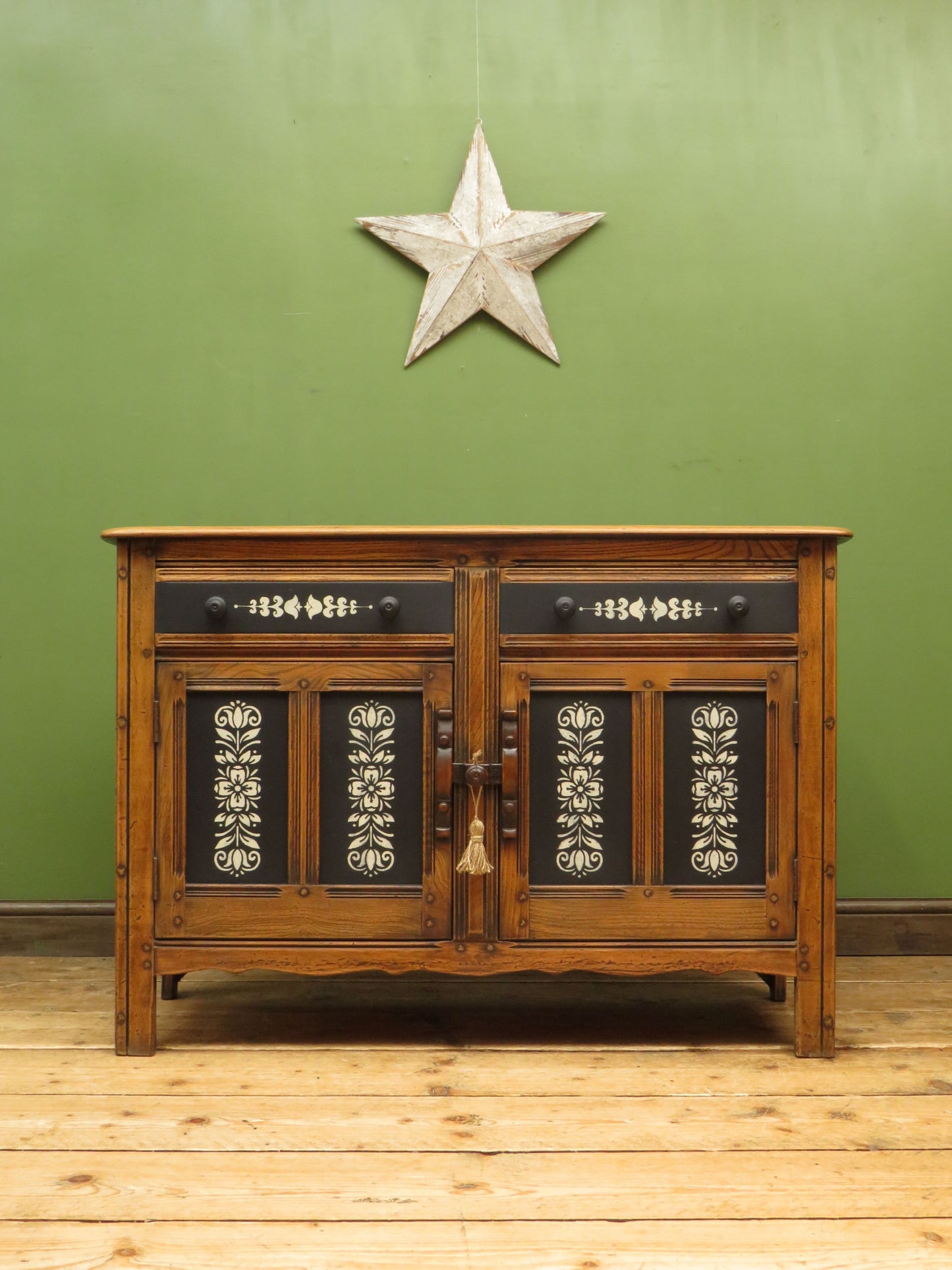 Scandi Boho Styled Ercol sideboard with Drawers