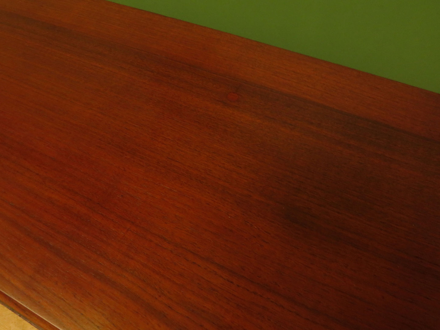 Antique Black Painted Sideboard with polished top