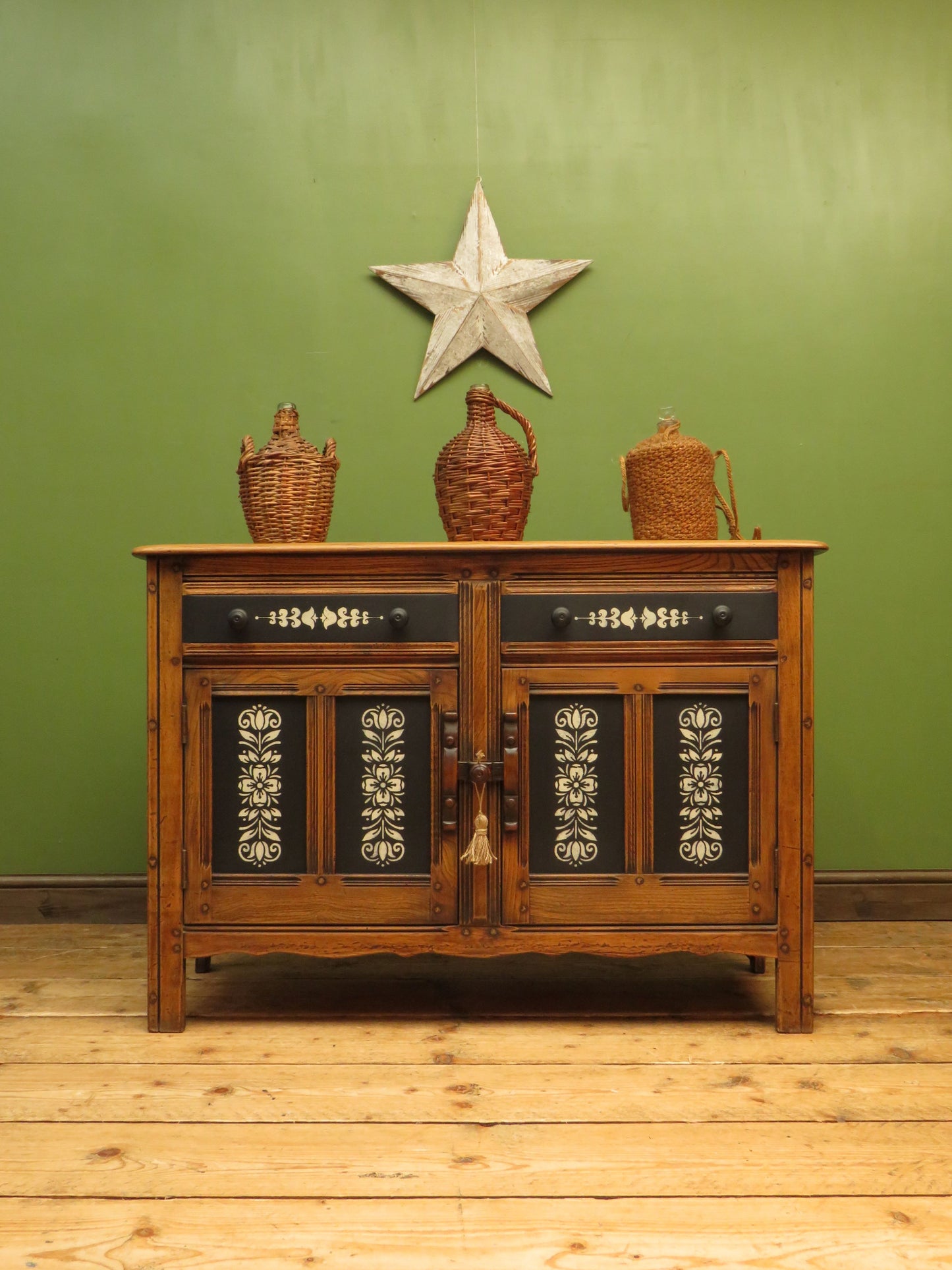 Scandi Boho Styled Ercol sideboard with Drawers