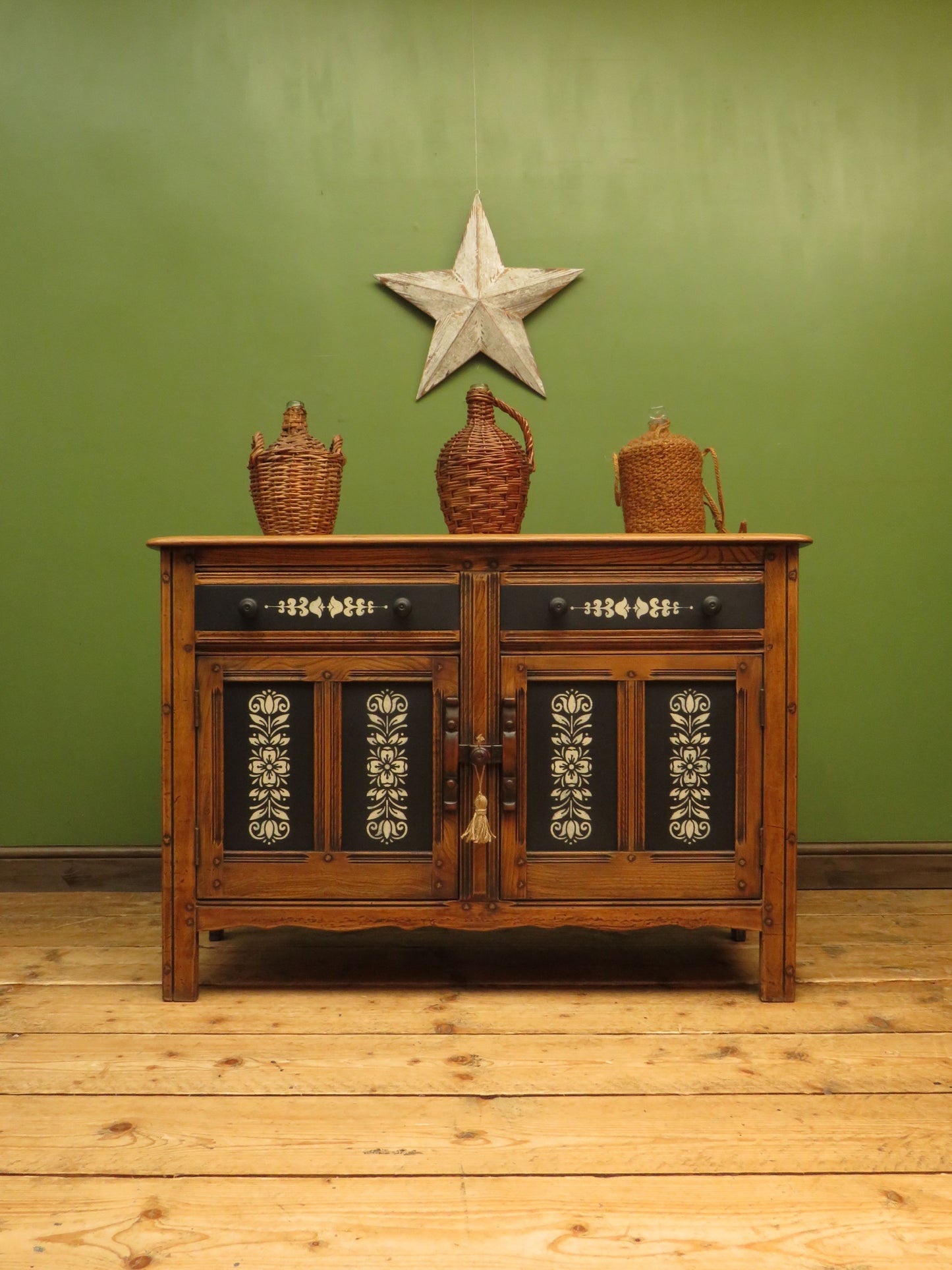 Scandi Boho Styled Ercol sideboard with Drawers